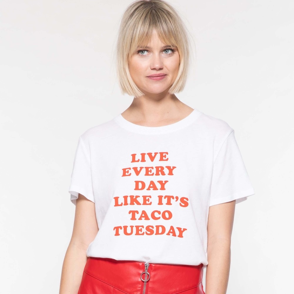 NWT Live Every Day Like It's Taco Tuesday XS